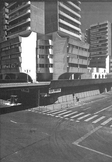 Immeubles des Jardins Gambetta, Mériadeck, jui 2006 - MM Patrick Fouquet et Atelier Sallier-Courtois-Lajus, architectes, 1977