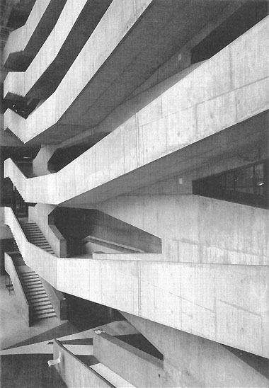 Centre National de la Danse (ancienne Cité Administrative), Pantin, juillet 2014 - Jacques Kalisz architecte, 1965